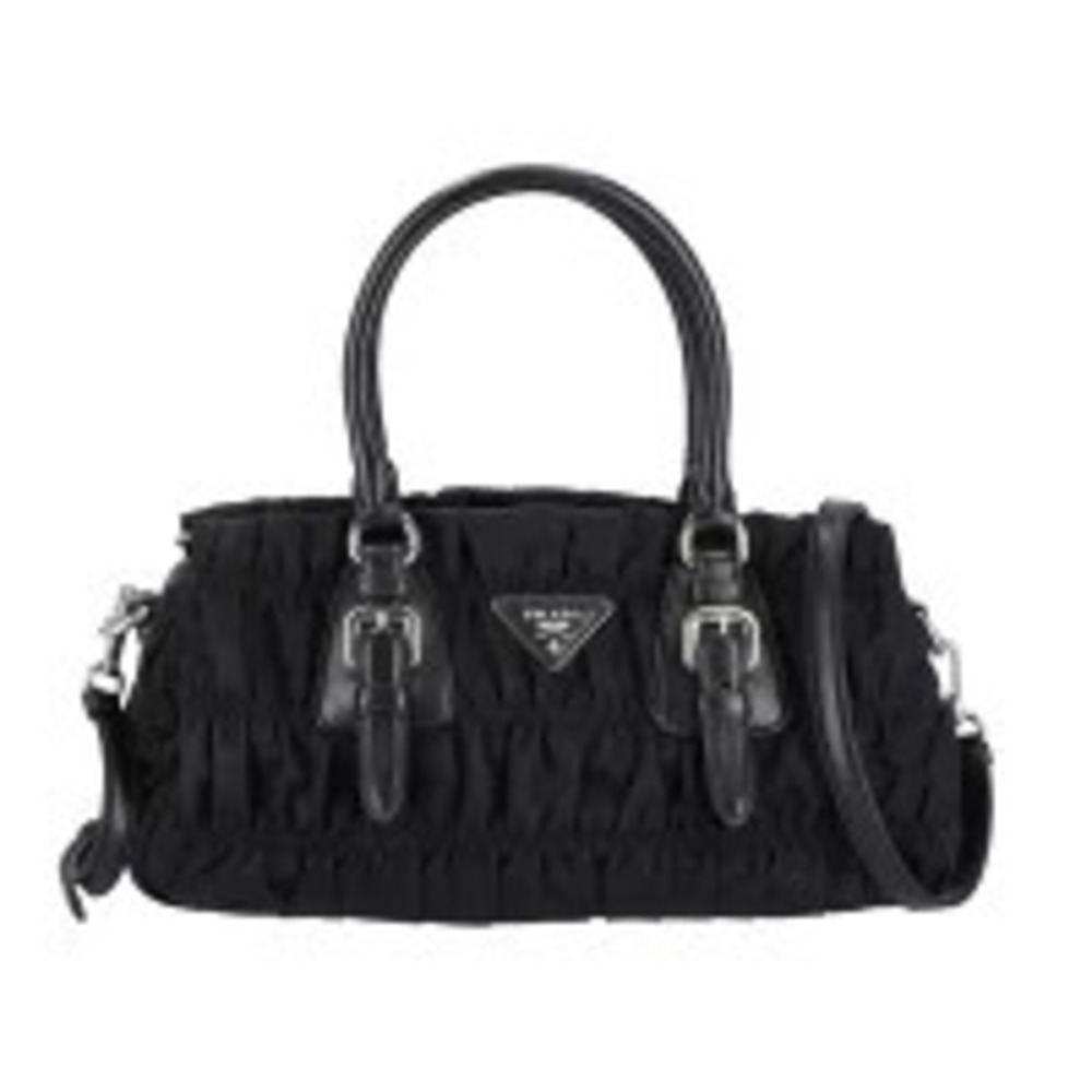 PRADA Tessuto Gathered Handbag AB